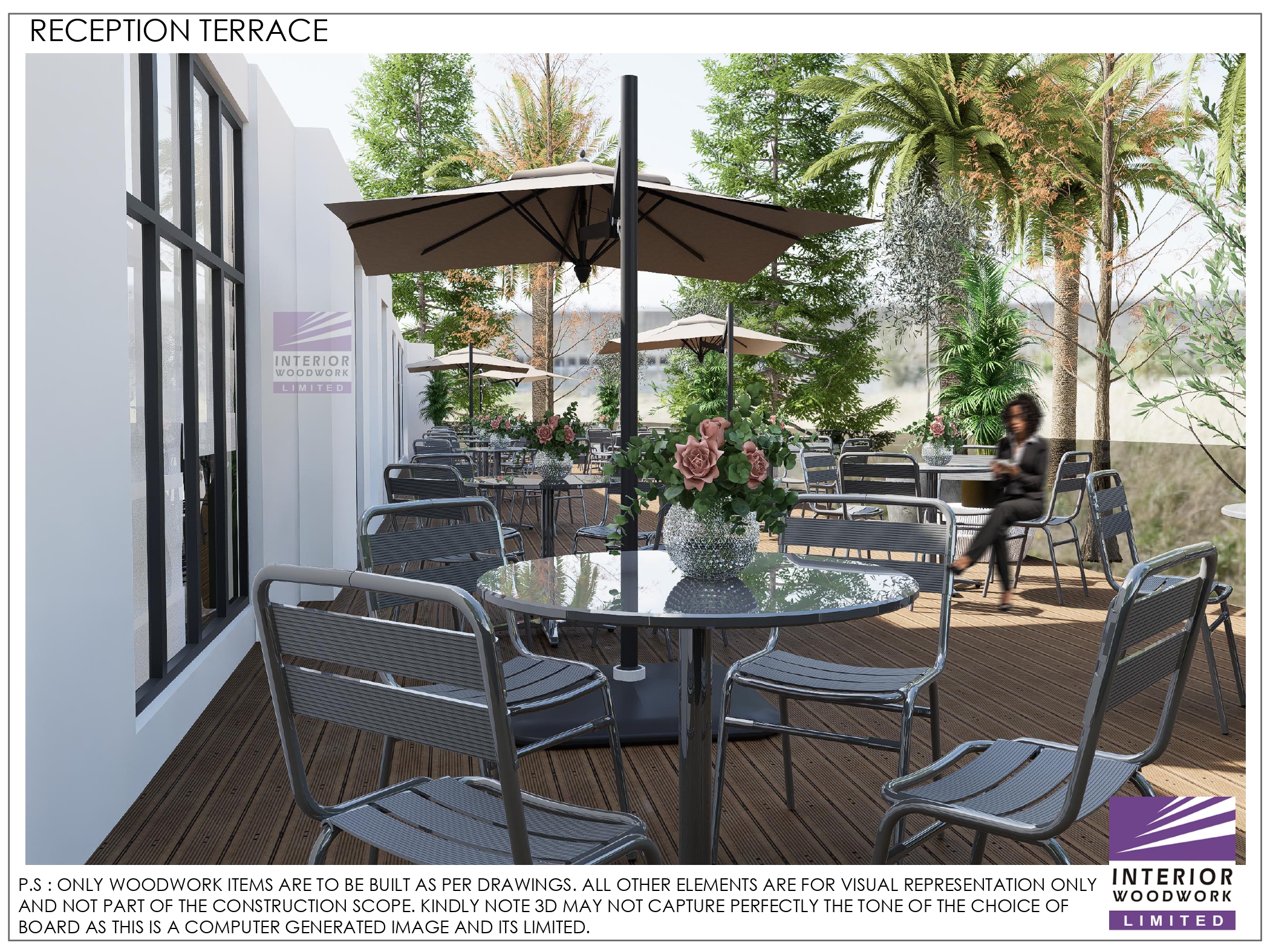 Reception terrace at The Hill Station